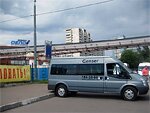 Бесплатный автобус Genser в пункт аренды автомобилей АрендаАвто-вли на ул.Добролюбова